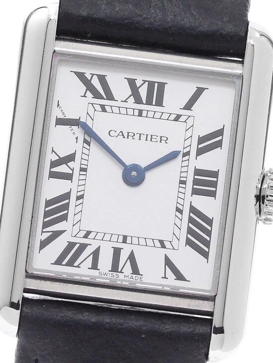 CARTIER tank mast SM WSTA0110 Silver Dial Quartz Ladies Watch_958817 main image 7